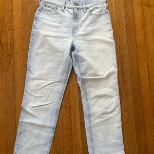 J. Crew Gray Straight Jeans Full-Length Denim